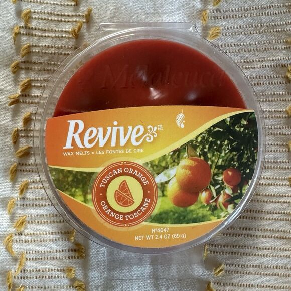Melaleuca Revive Wax Melt 2.4oz Tuscan Orange Scent - Picture 1 of 4